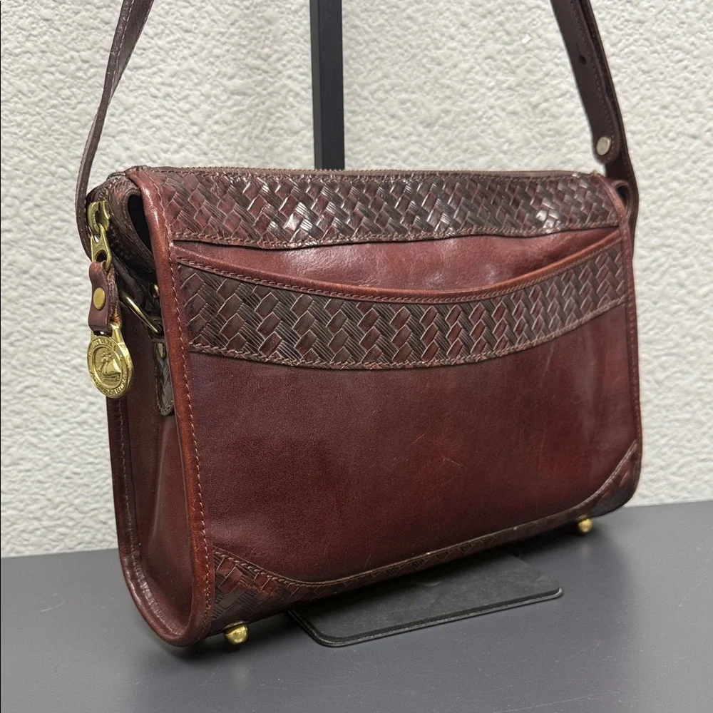 Vintage Brahmin Tucson Rich Brown Shoulder bag unlined